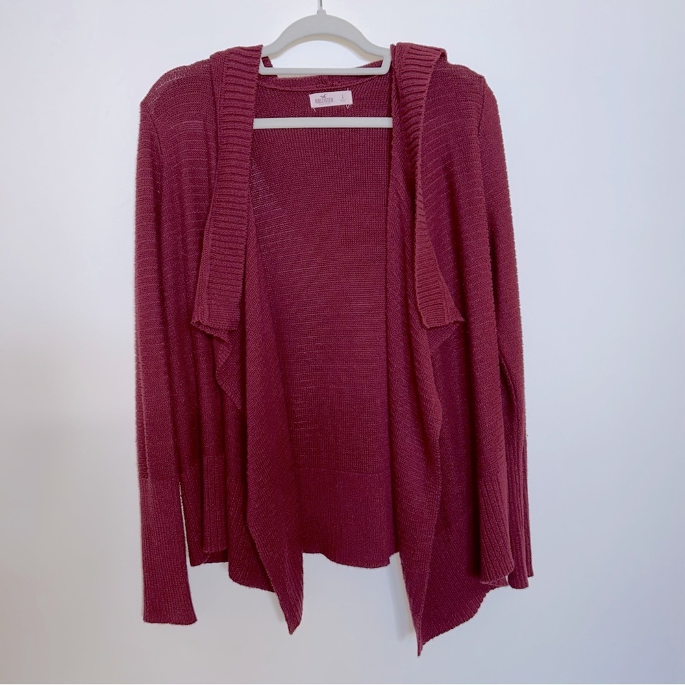 Hollister Hooded Cardigan Sweater